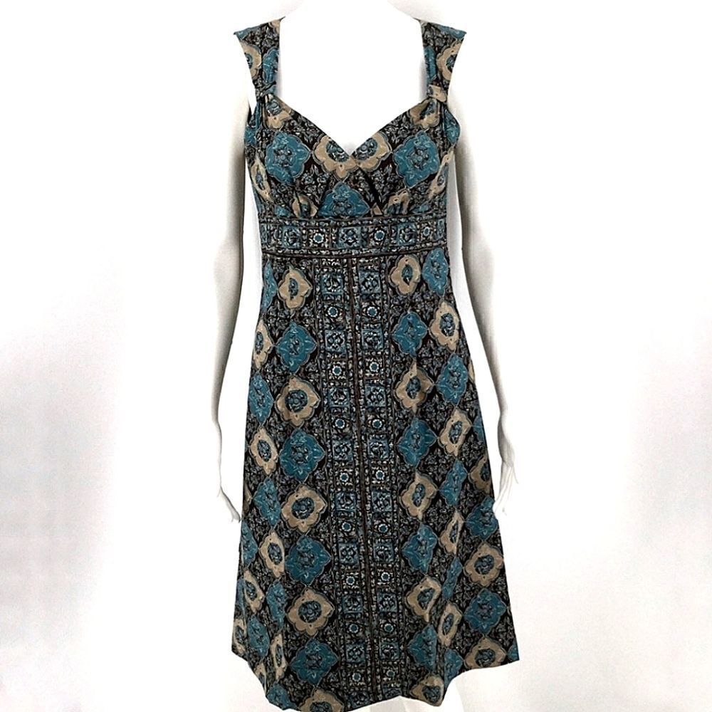 LOFT Cotton Sleeveless Boho Dress